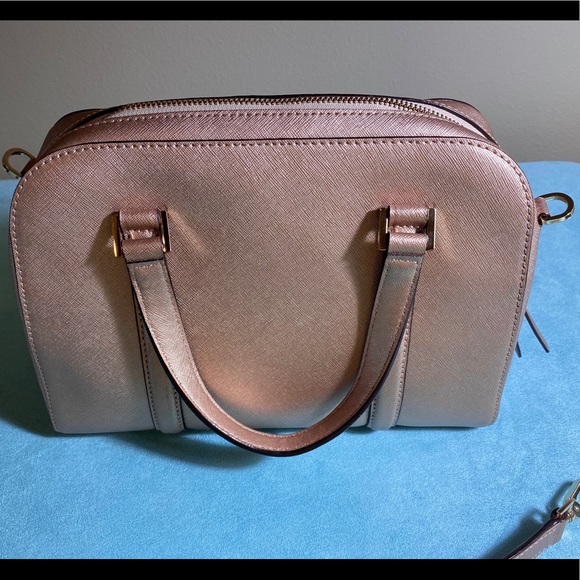 Kate Spade Felix Newbury Saffiano Rose Gold Purse - Picture 2 of 15